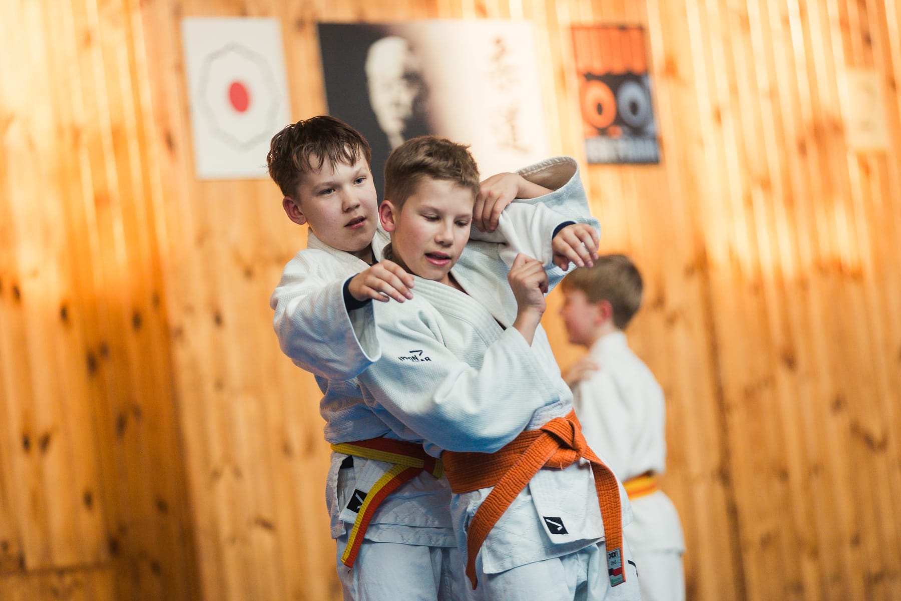 Děti při společném nácviku