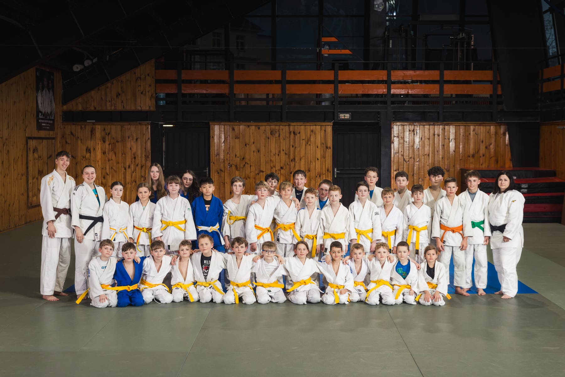 Klubová atmosféra na tatami