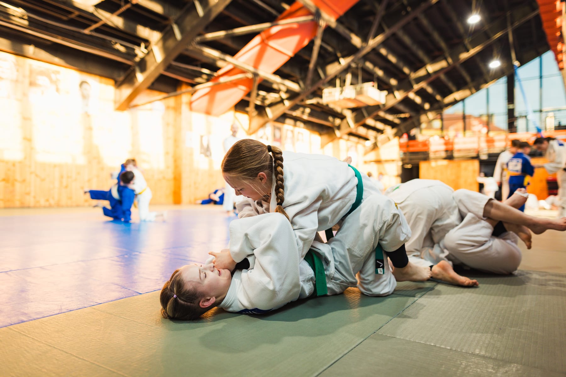 Dynamický moment z tréninku juda