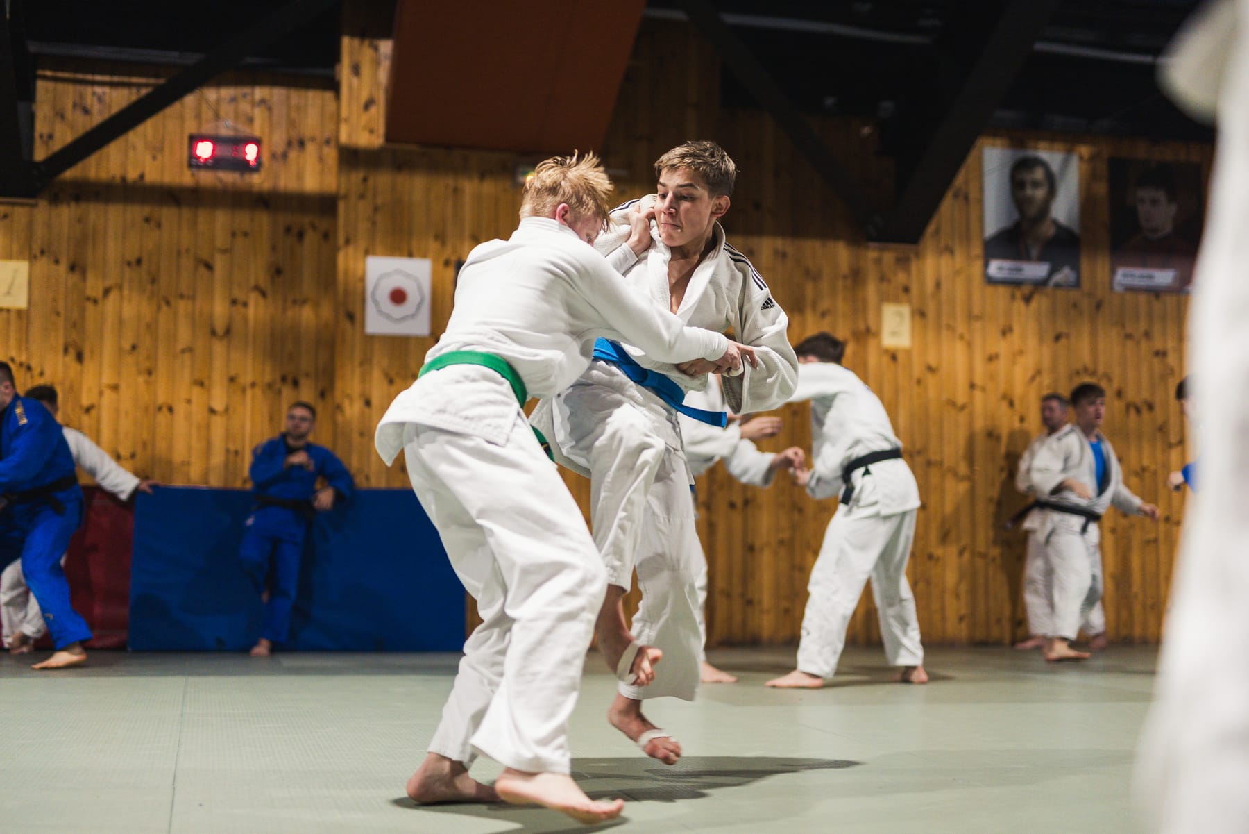 Dětská skupina v pohybu