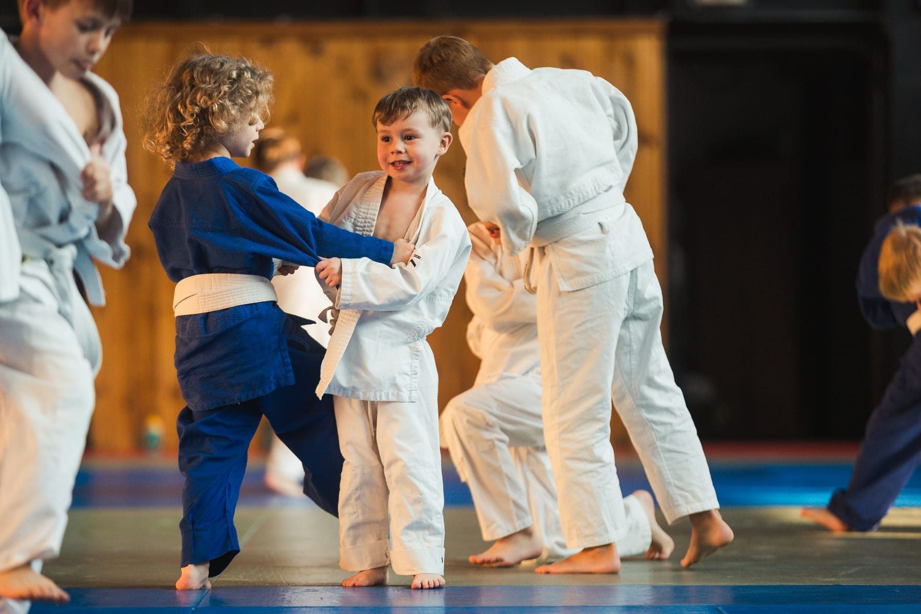 Intenzivní část tréninku starší skupiny