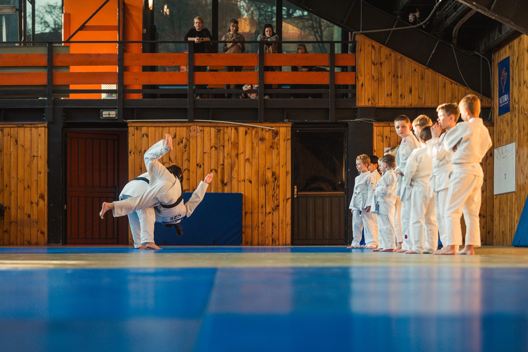 Dynamický moment z tréninku mladších judistů