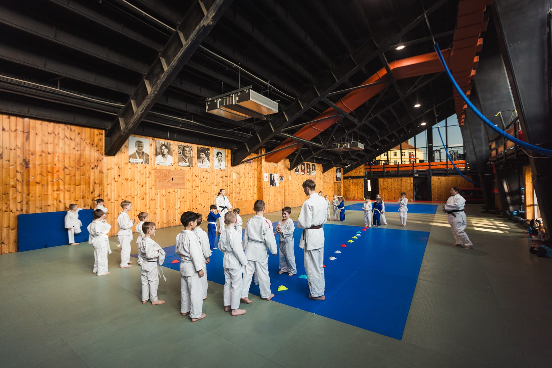 Dynamický moment z tréninku juda